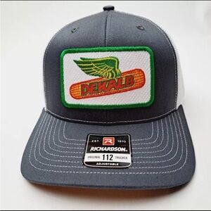 Dekalb Richardson 112 Trucker Cap Hat Mesh Snapback Textured Patch